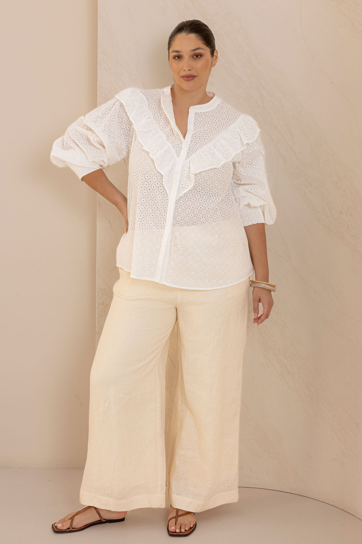 ELISA BLOUSE - WHITE
