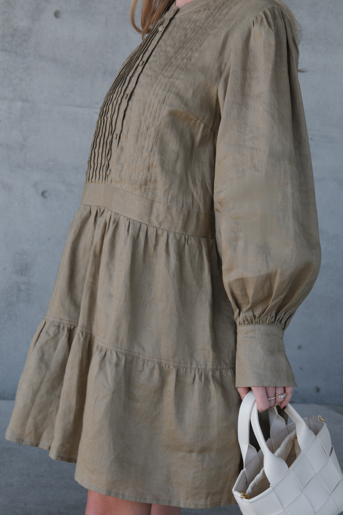 LINDSAY DRESS - KHAKI