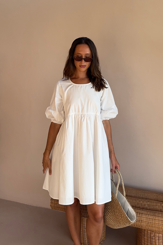 PORTIA DRESS - WHITE