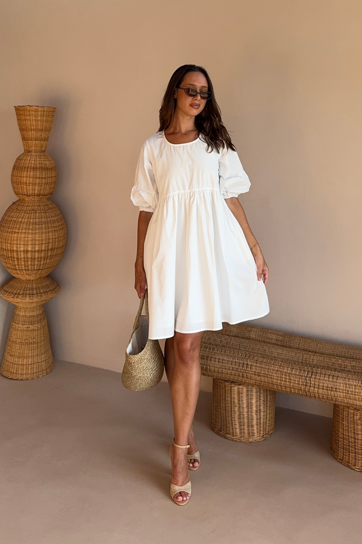 PORTIA DRESS - WHITE