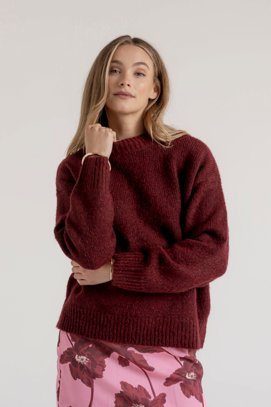 PARKER KNIT - WINE