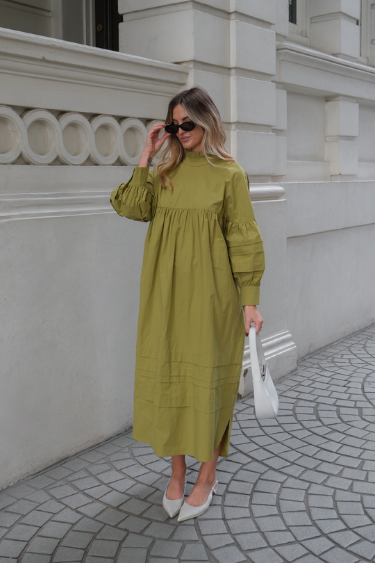 MAY DRESS - OLIVE