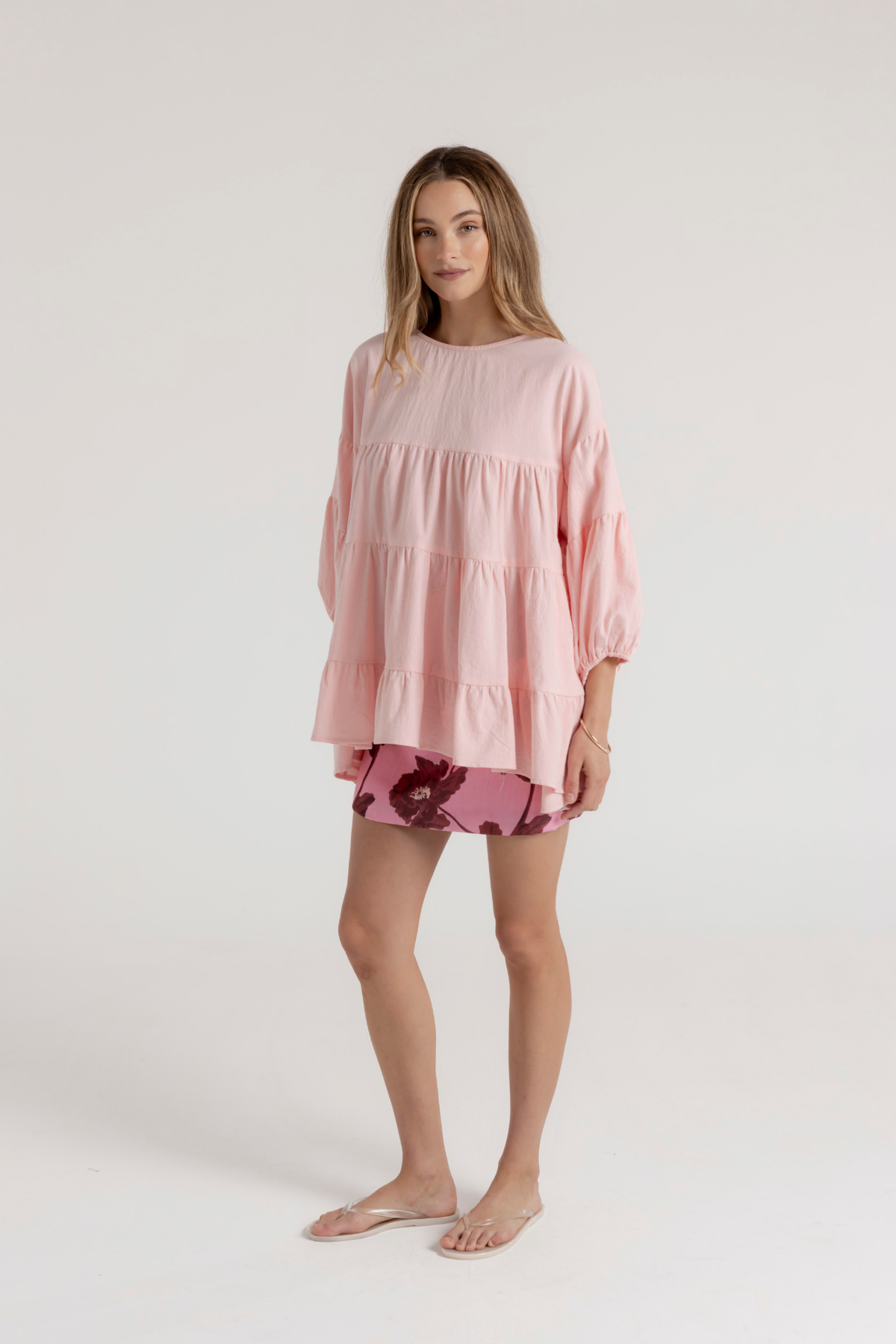 MAYA BLOUSE - PALE PINK