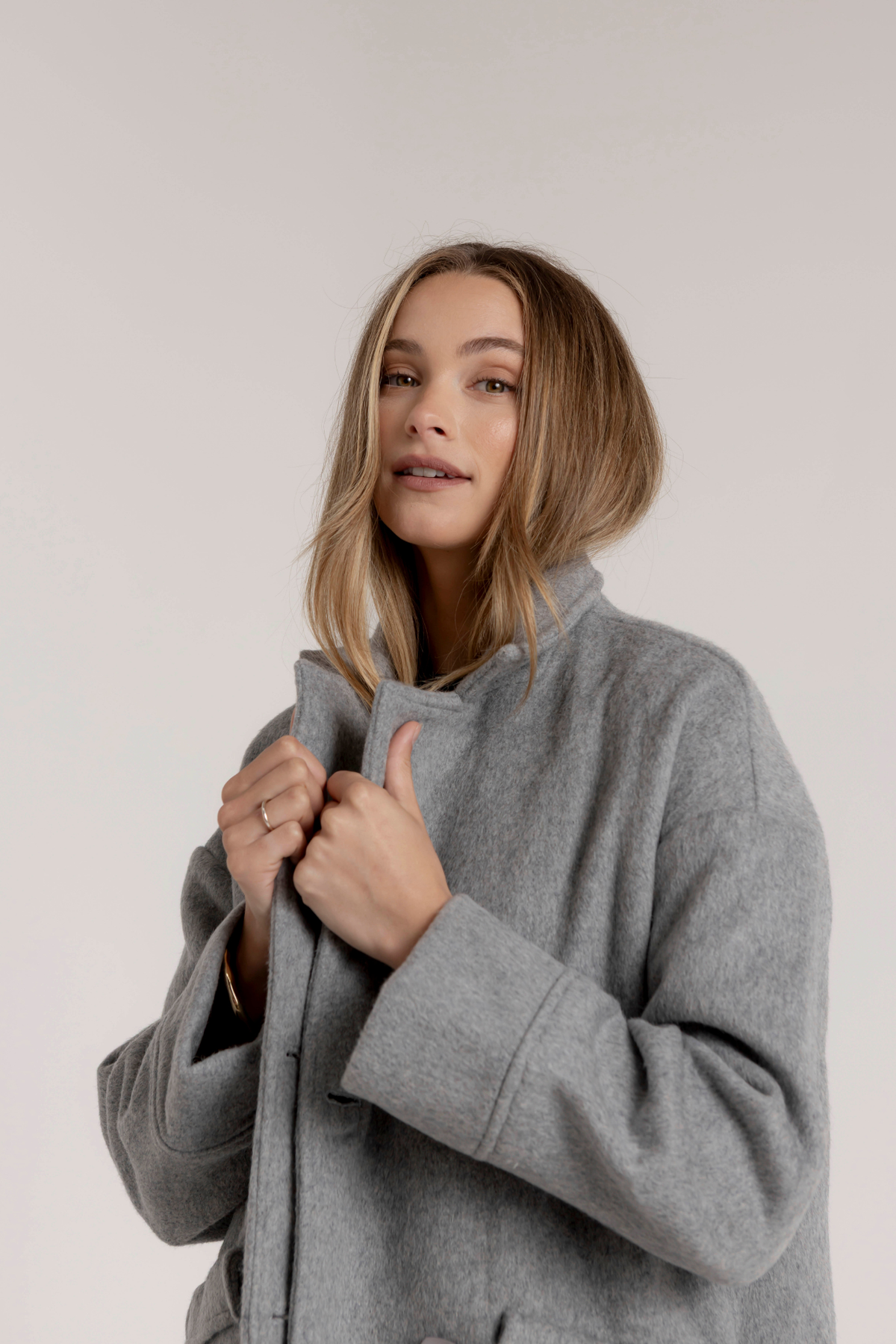 JACLYN COAT - CHARCOAL