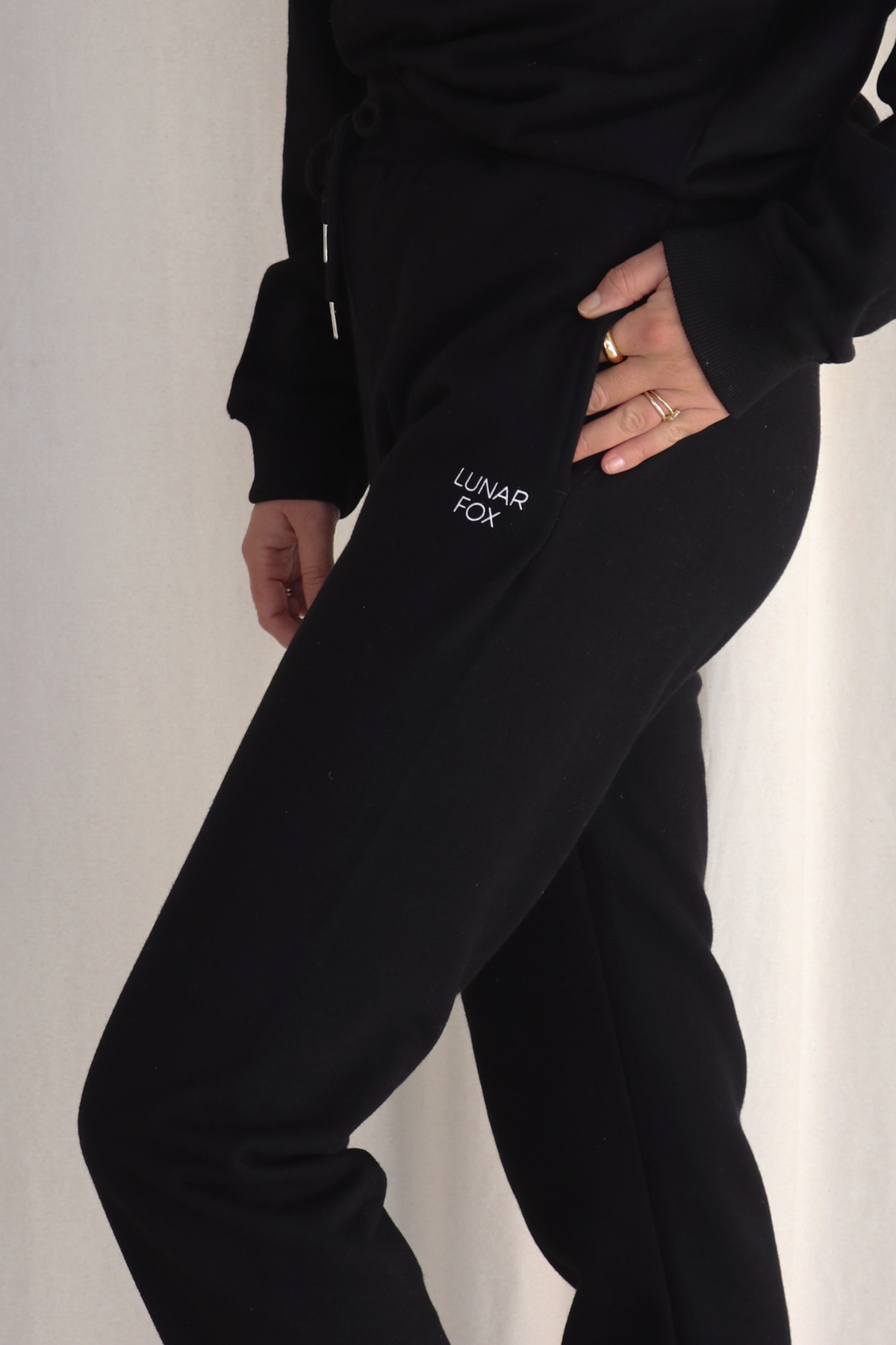 LUNAR LOGO SWEAT PANT - BLACK