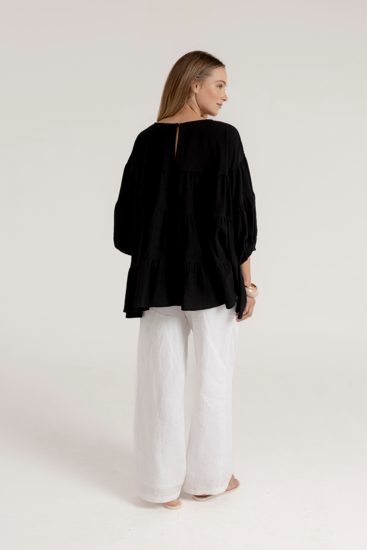 MAYA BLOUSE - BLACK