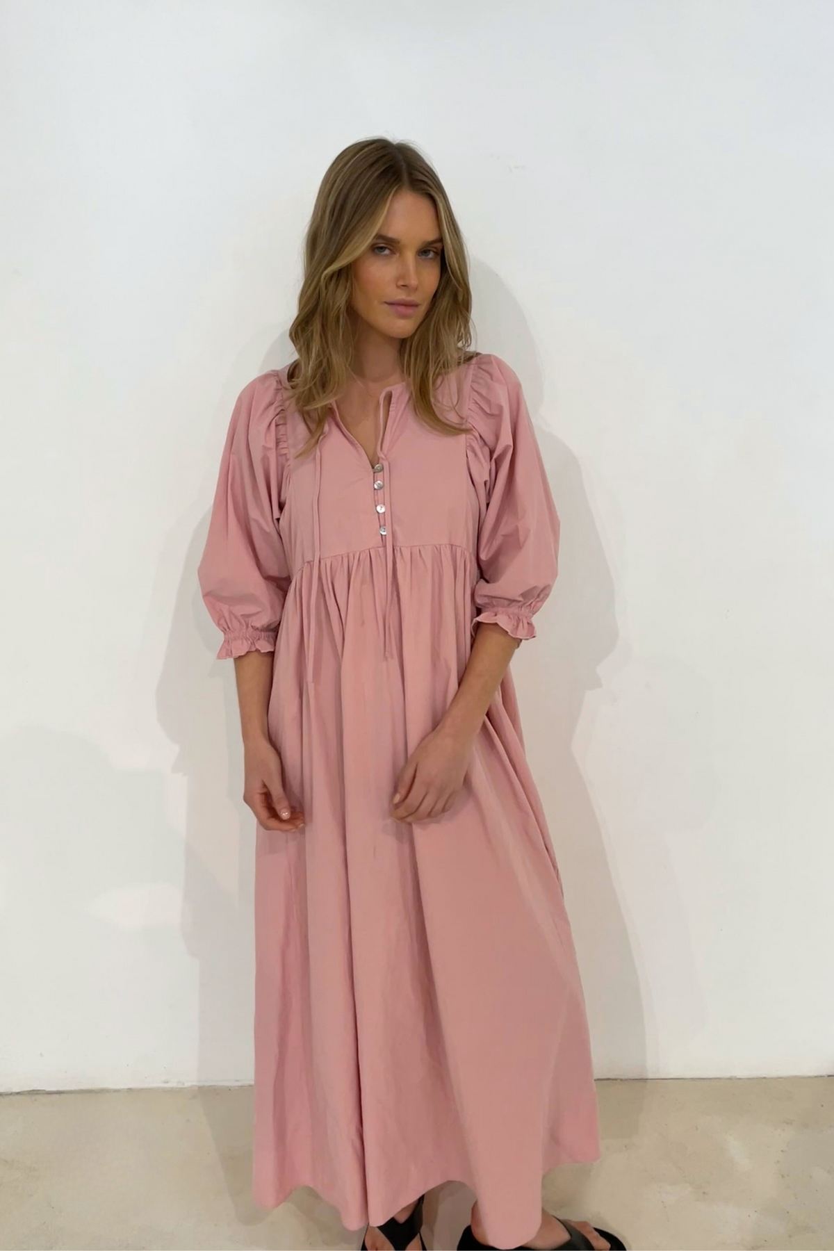 ELLIDY DRESS - BLUSH