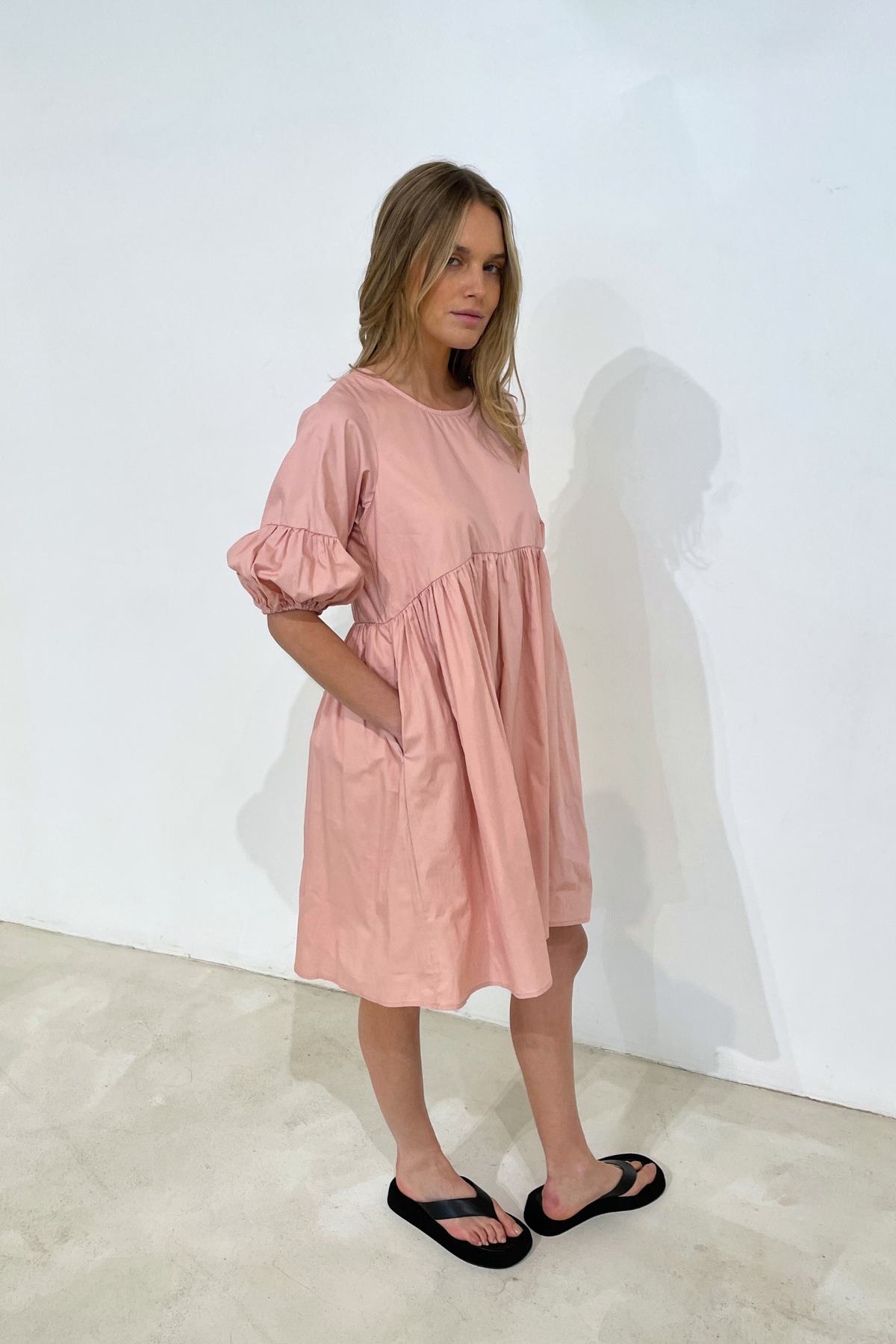 PORTIA DRESS - BLUSH