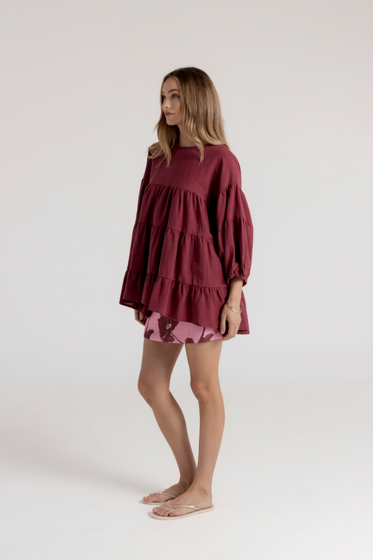 MAYA BLOUSE - WINE