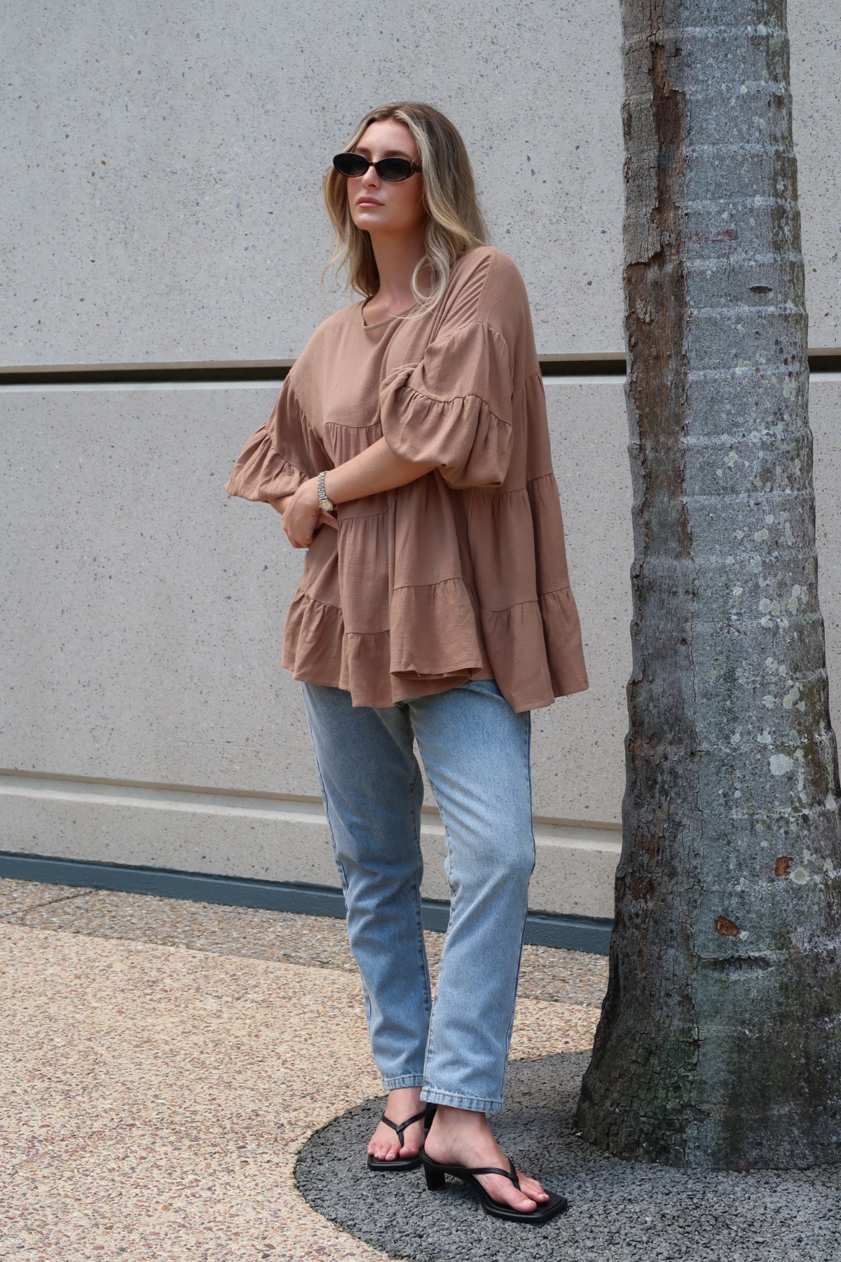 MAYA BLOUSE - BRONZE