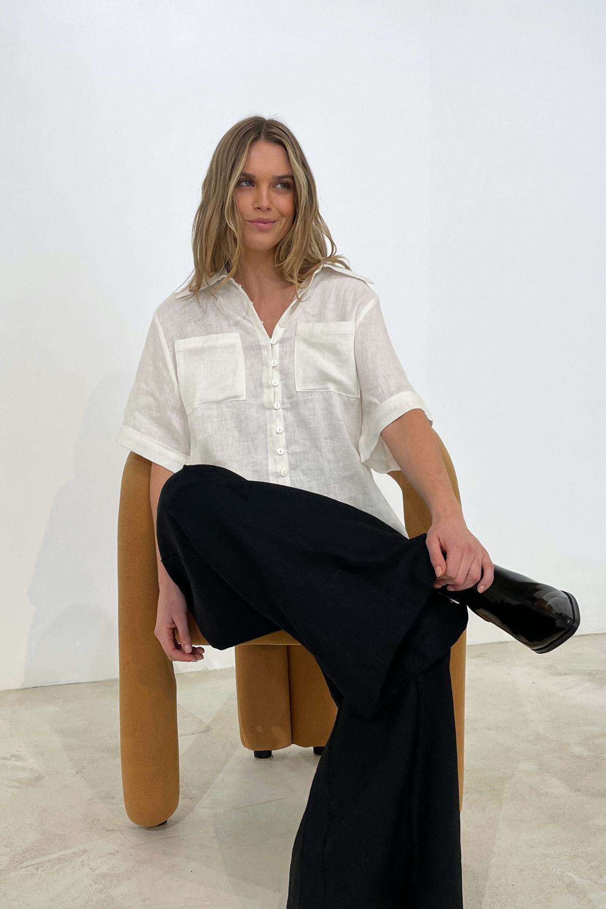 DEMI BLOUSE - IVORY
