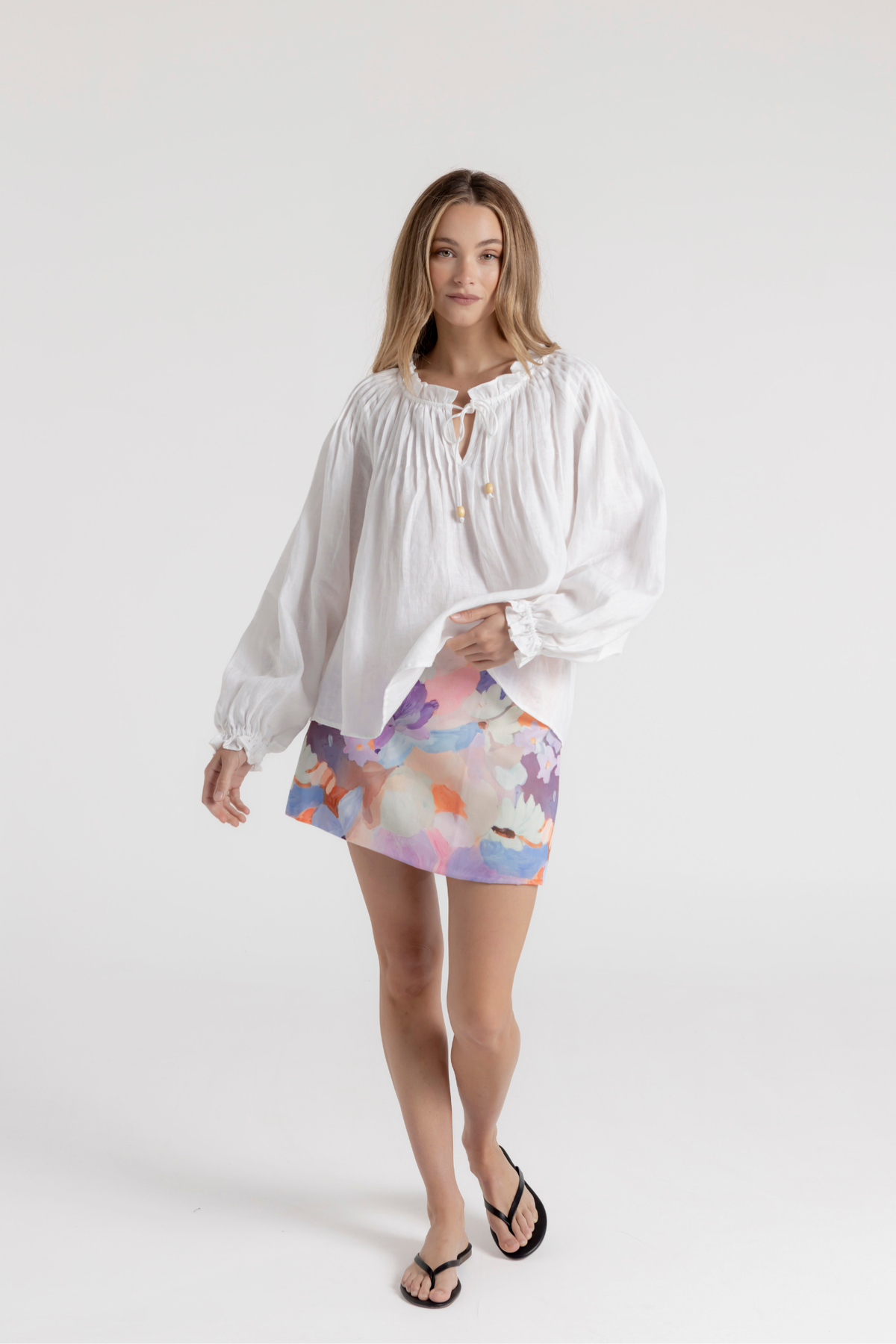 TYRA MINI SKIRT - BLOOM