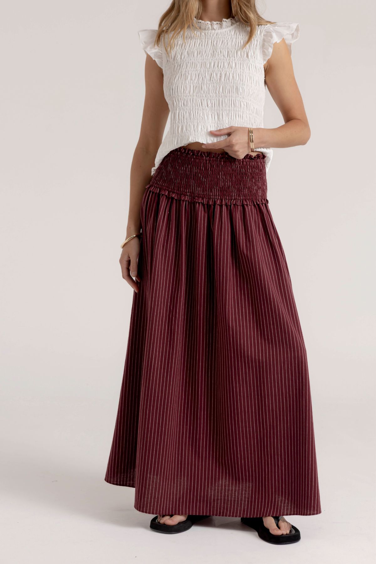 DREW SKIRT - WINE