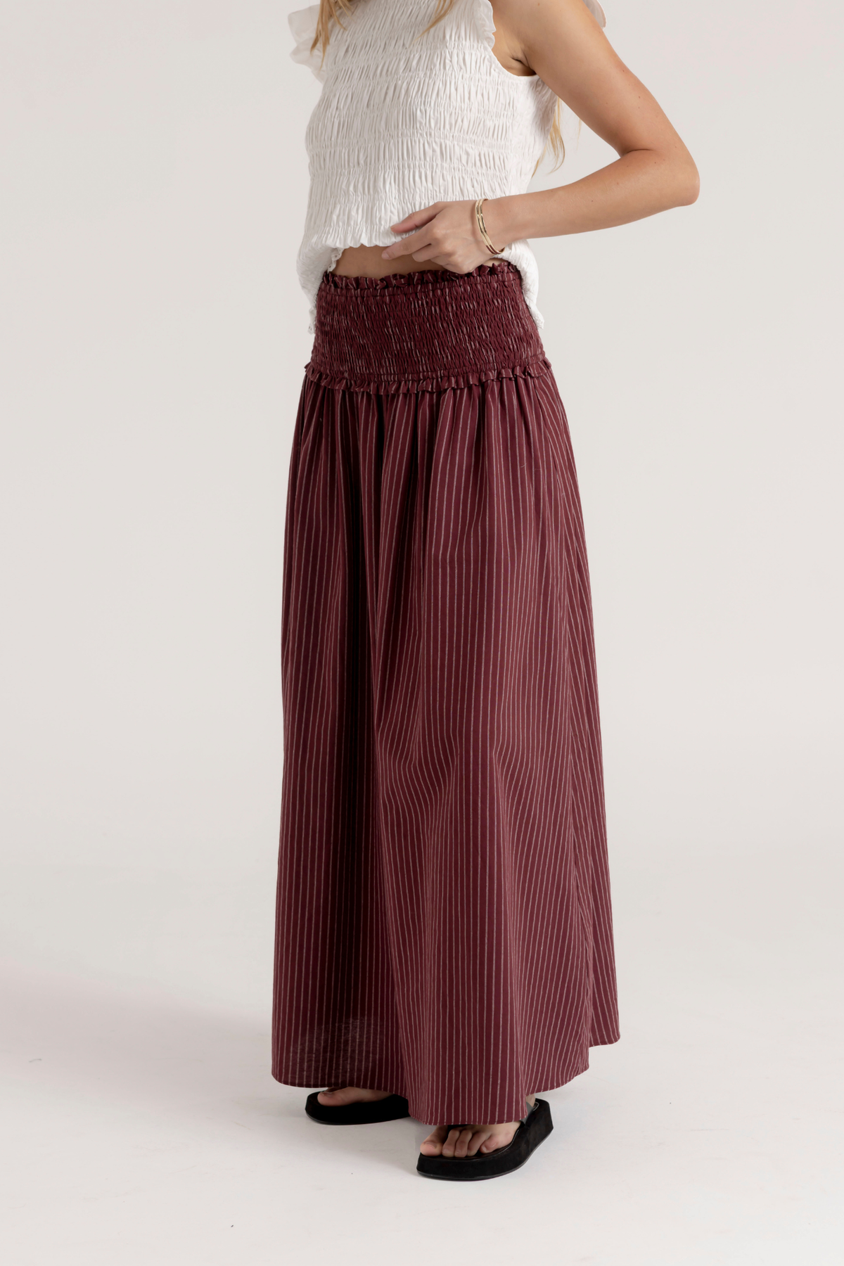 DREW SKIRT - WINE