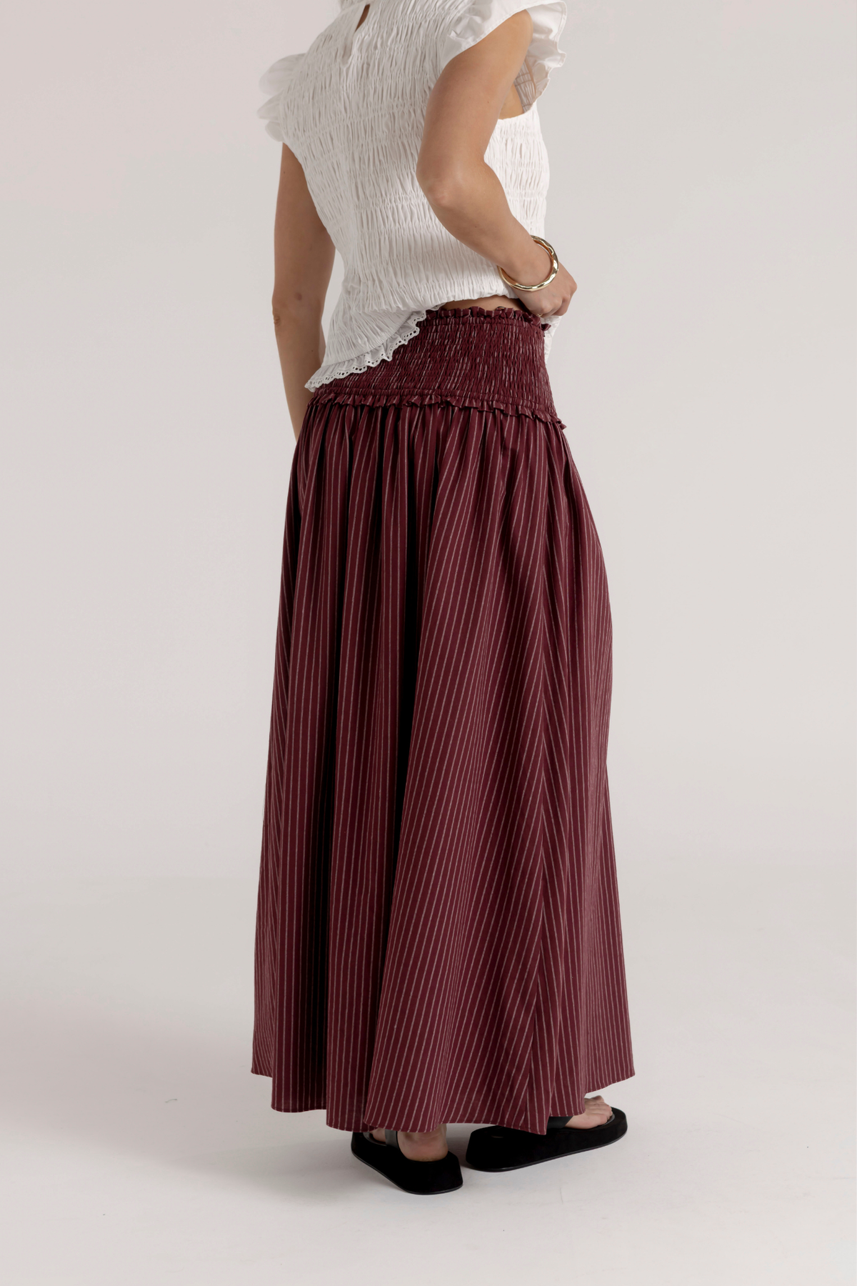 DREW SKIRT - WINE