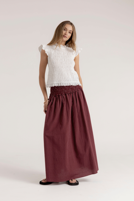 DREW SKIRT - WINE