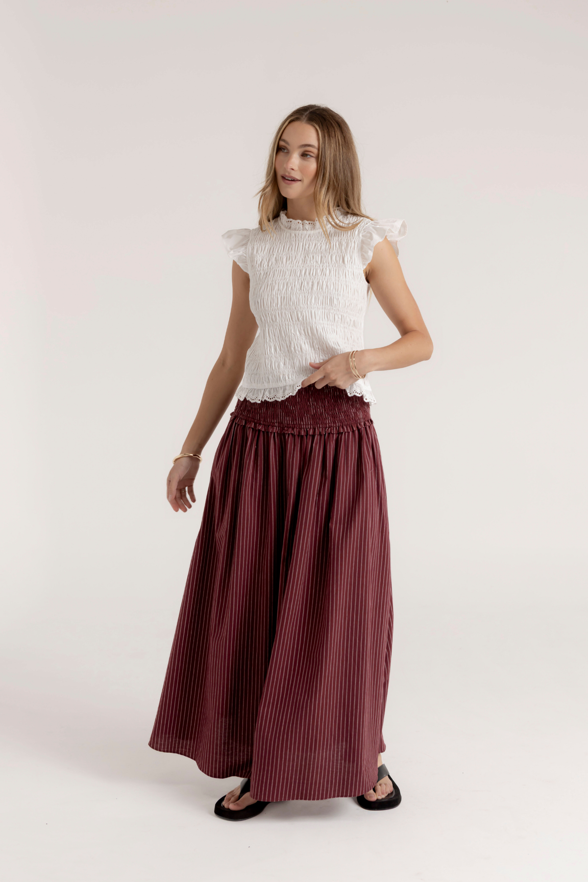 DREW SKIRT - WINE