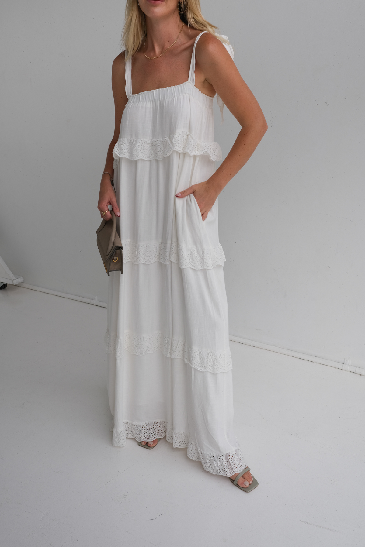 CHANTELLE MAXI DRESS - IVORY