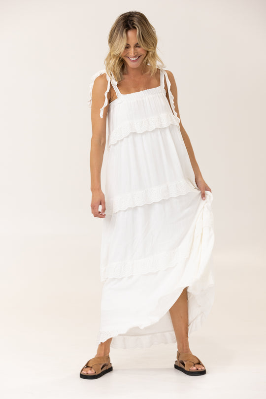 CHANTELLE MAXI DRESS - IVORY