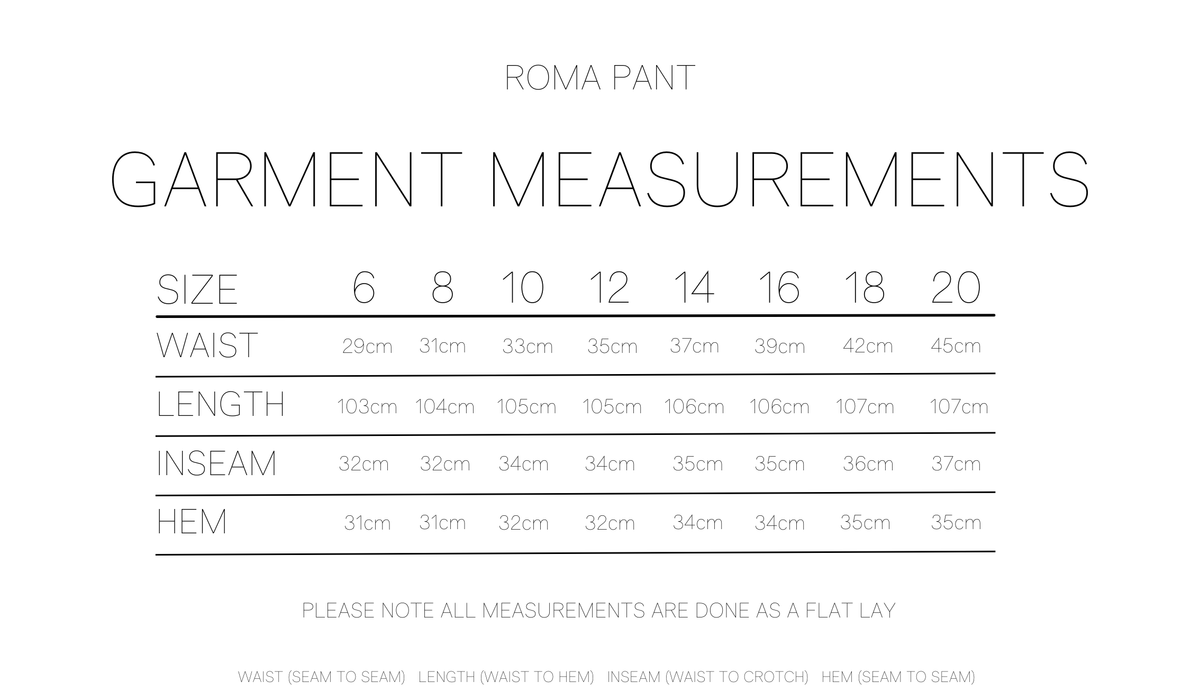 ROMA PANT - BLACK