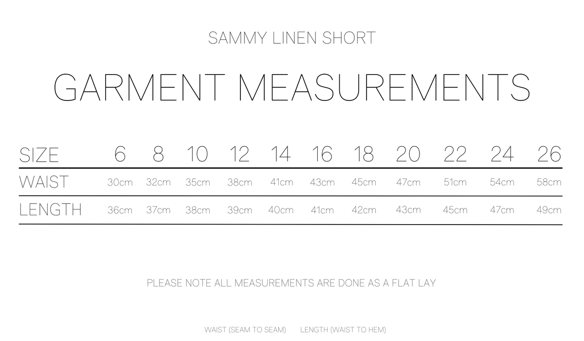 SAMMY LINEN SHORT - WHITE