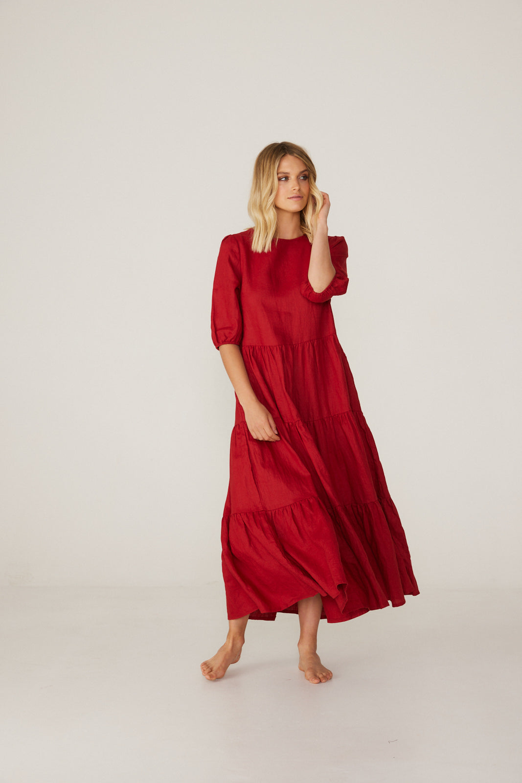 CLEO DRESS - RED