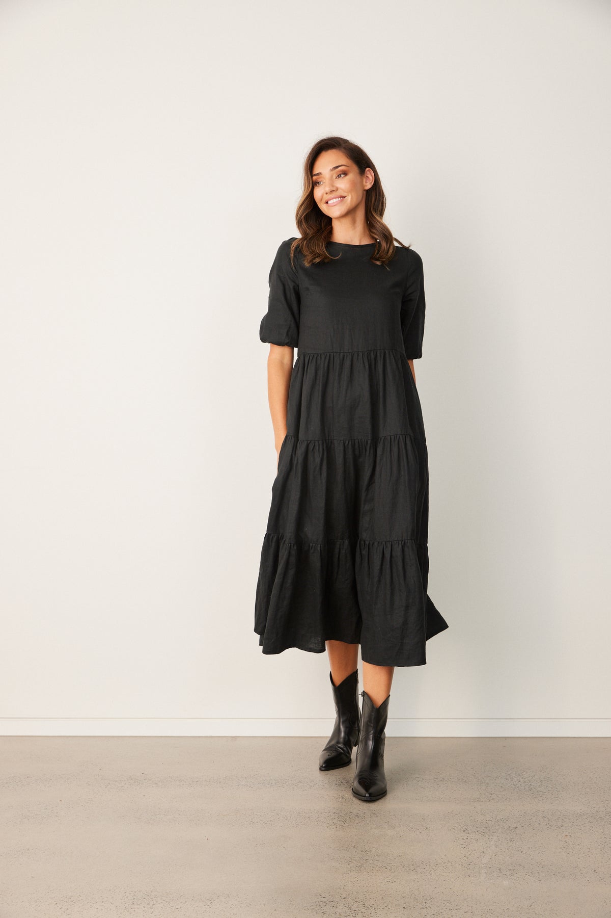 CLEO DRESS - BLACK