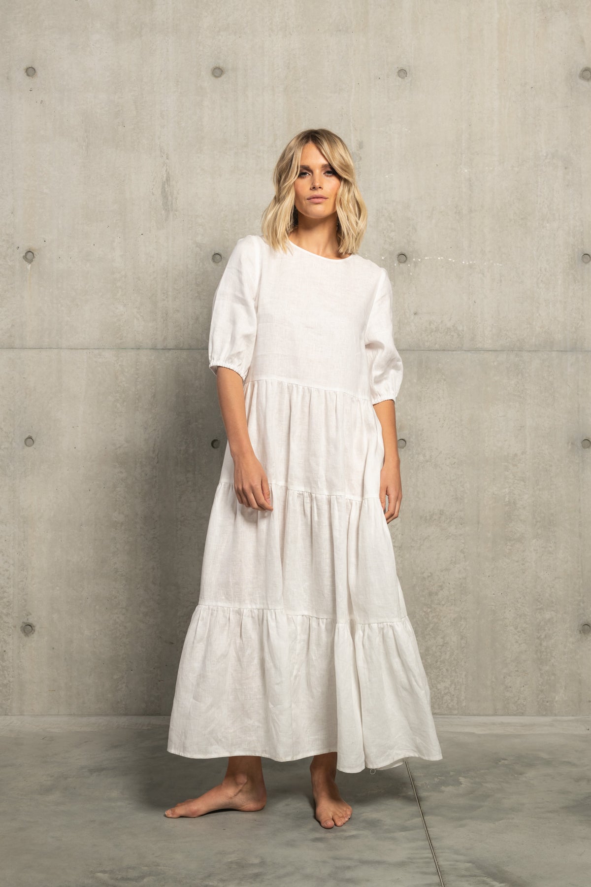 CLEO DRESS - WHITE