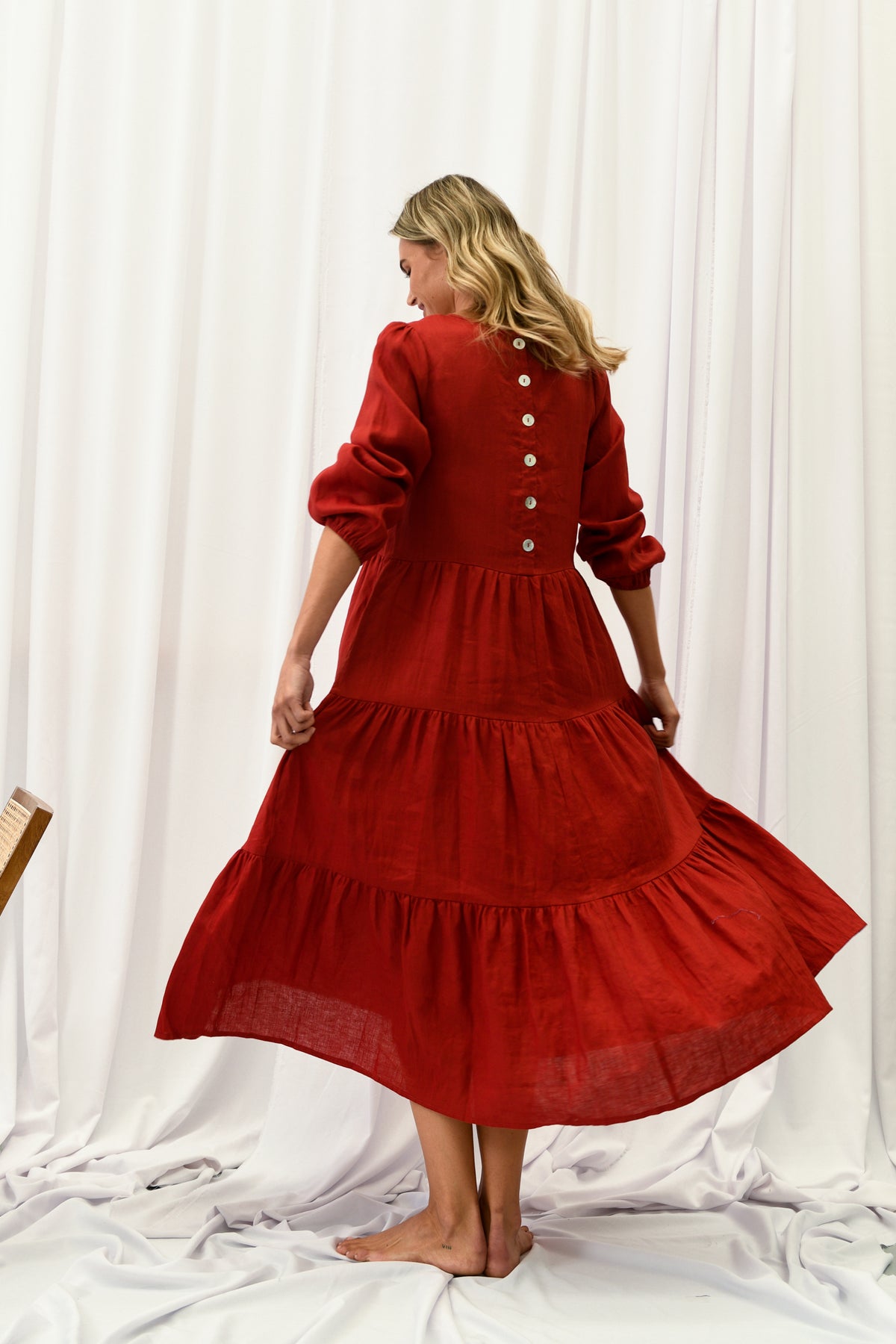 STELLA DRESS - RED