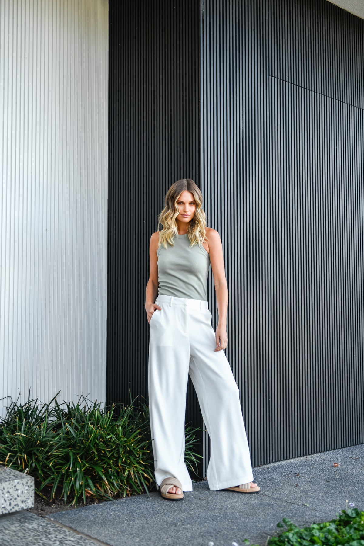 KENNEDY PANT- WHITE