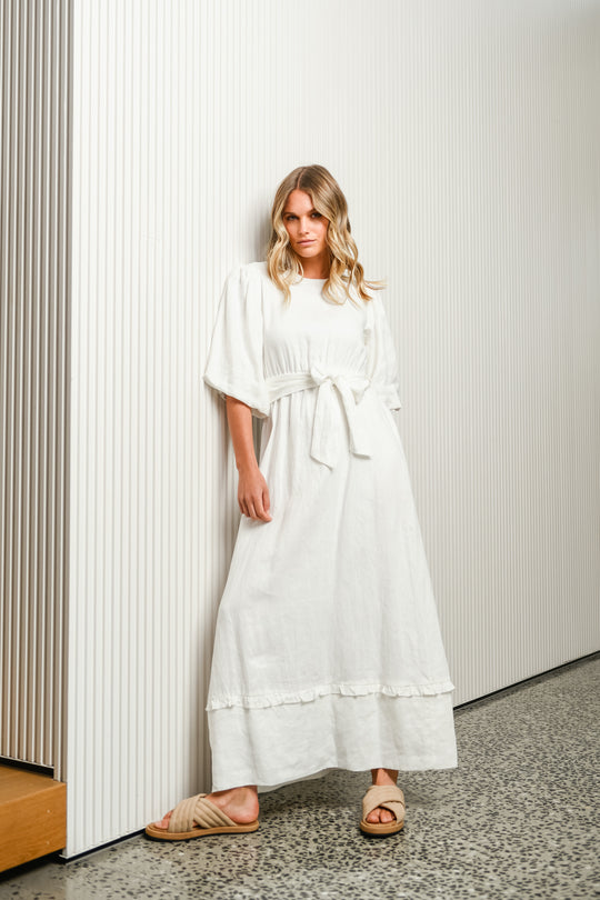 TILLY MAXI DRESS - WHITE