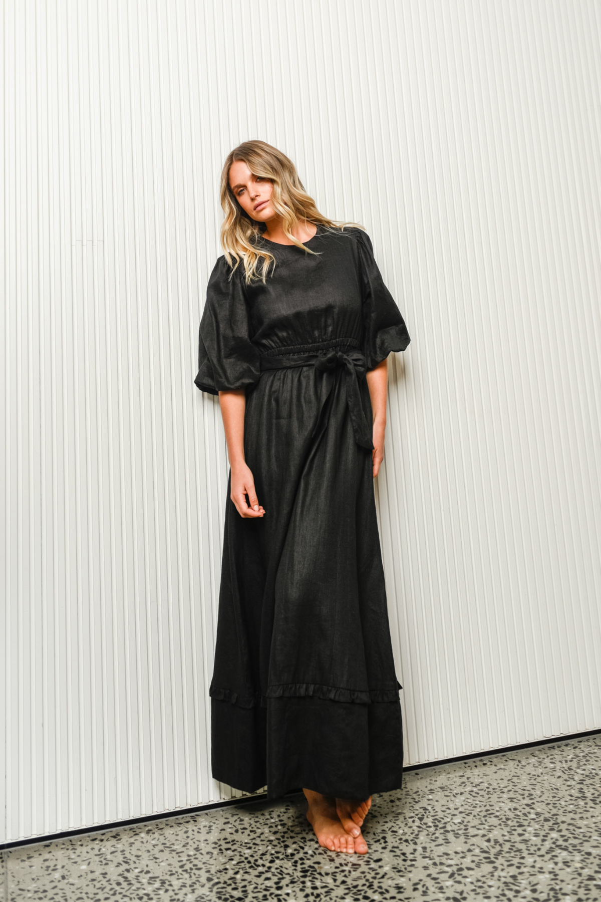 TILLY MAXI DRESS - BLACK