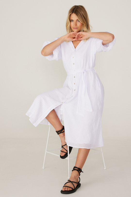 POPPY DRESS - WHITE